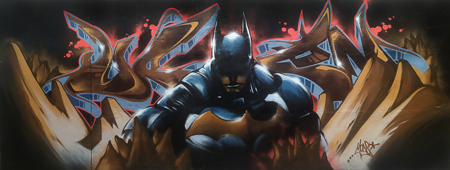 street art graffiti batman