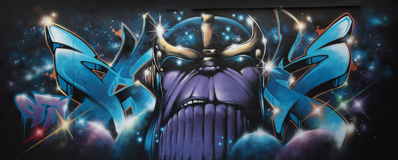 graffiti Thanos